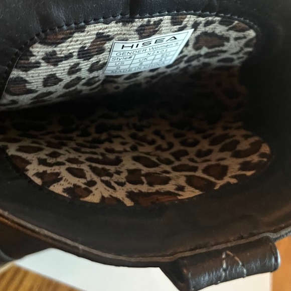 HISEA Black Western Cowboy Boots – Women’s Size 9 - Picture 7 of 8